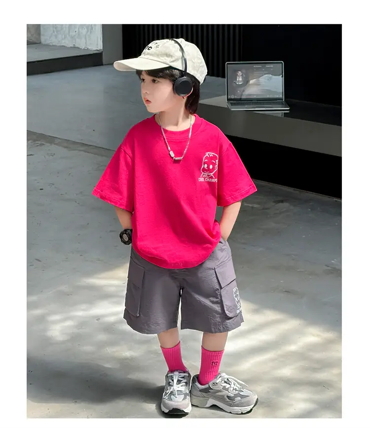 Boys Blue Cool Champs Short Sleeve T-Shirt 2025 — feature 13