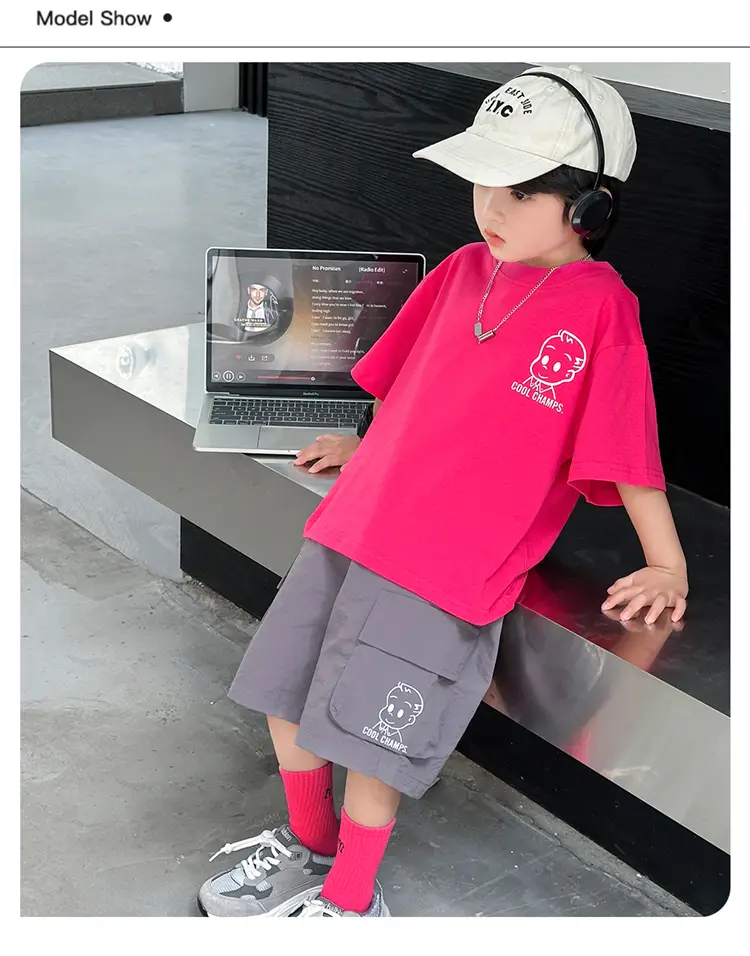 Boys Blue Cool Champs Short Sleeve T-Shirt 2025 — feature 15