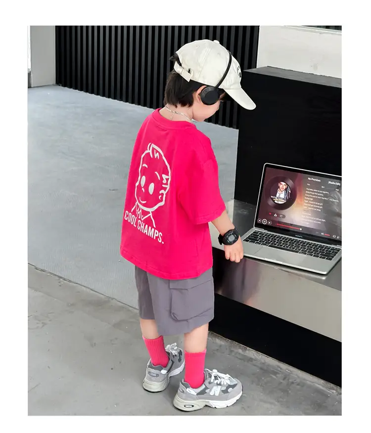 Boys Blue Cool Champs Short Sleeve T-Shirt 2025 — feature 16