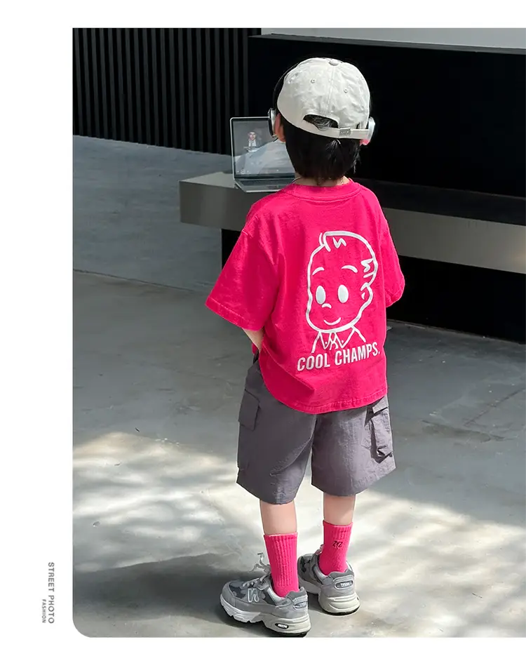 Boys Blue Cool Champs Short Sleeve T-Shirt 2025 — feature 17