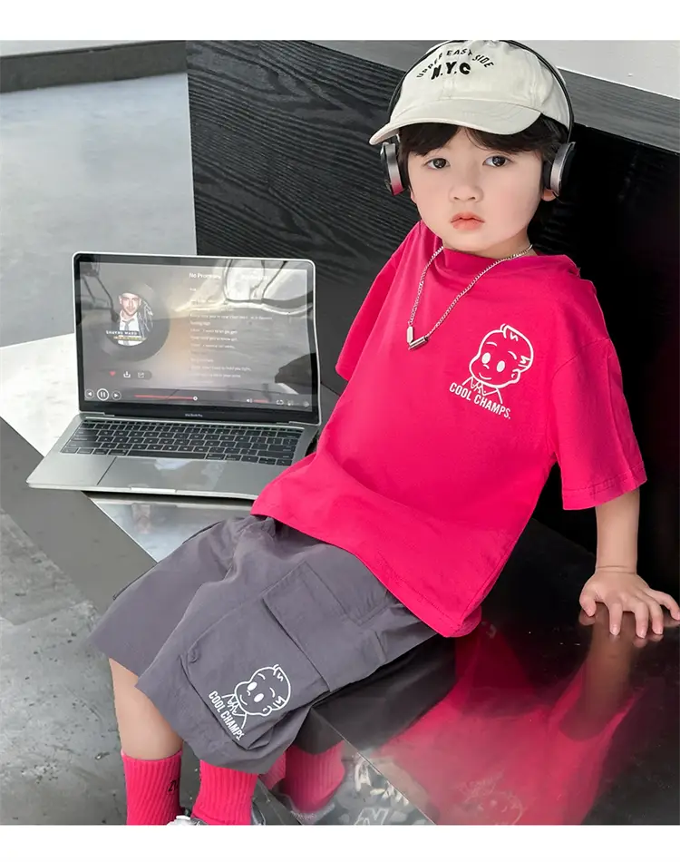 Boys Blue Cool Champs Short Sleeve T-Shirt 2025 — feature 18