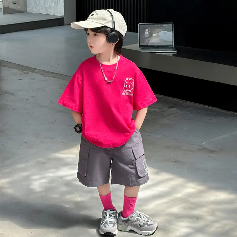 Boys Blue Cool Champs Short Sleeve T-Shirt 2025 - Image 4
