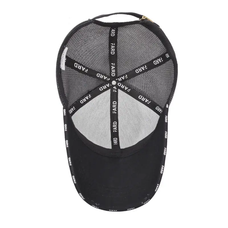 Men Women Copper Label Baseball Cap with Sunshade - Image 8