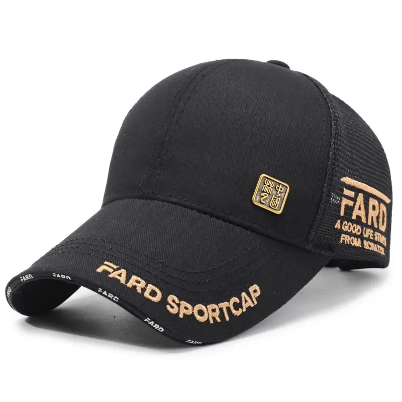 Men Women Copper Label Baseball Cap with Sunshade - Image 10