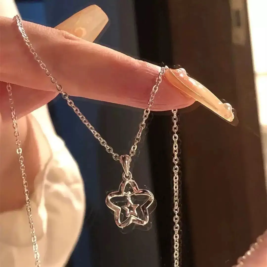 Silver Lotus Butterfly Necklace for Women - Image 11