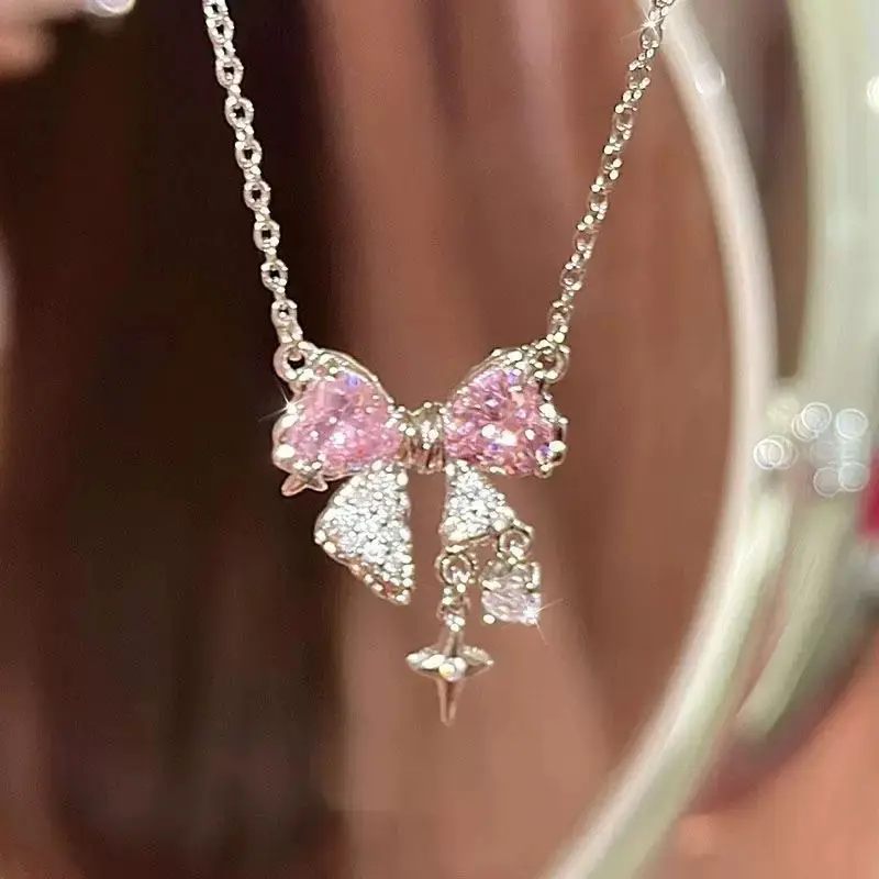 Silver Lotus Butterfly Necklace for Women - Image 15