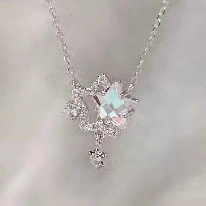Silver Lotus Butterfly Necklace for Women - Image 5