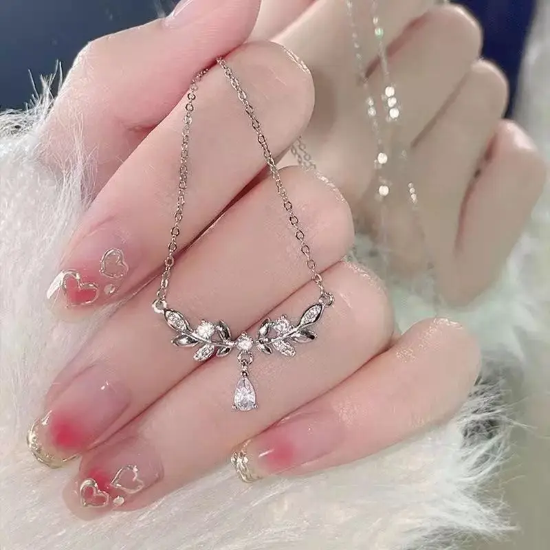Silver Lotus Butterfly Necklace for Women - Image 9