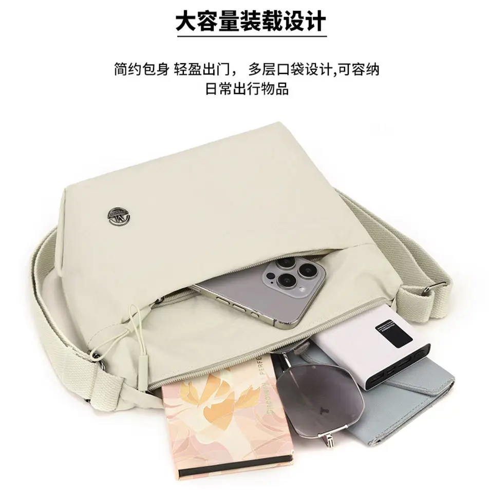 Women's Crossbody Bag Multi Color Large Capacity Lightweight Waterproof - Image 8
