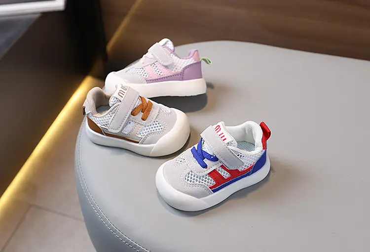 Baby Sandals White Mesh 1-3Yrs Breathable — feature 1