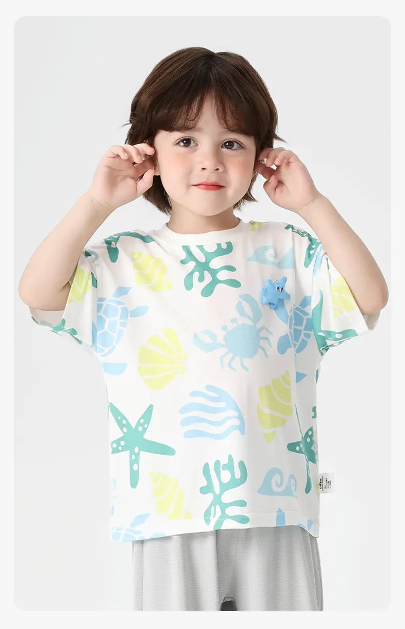 Right European Boys T-Shirt Summer 2026 Kids Short Sleeve — feature 14