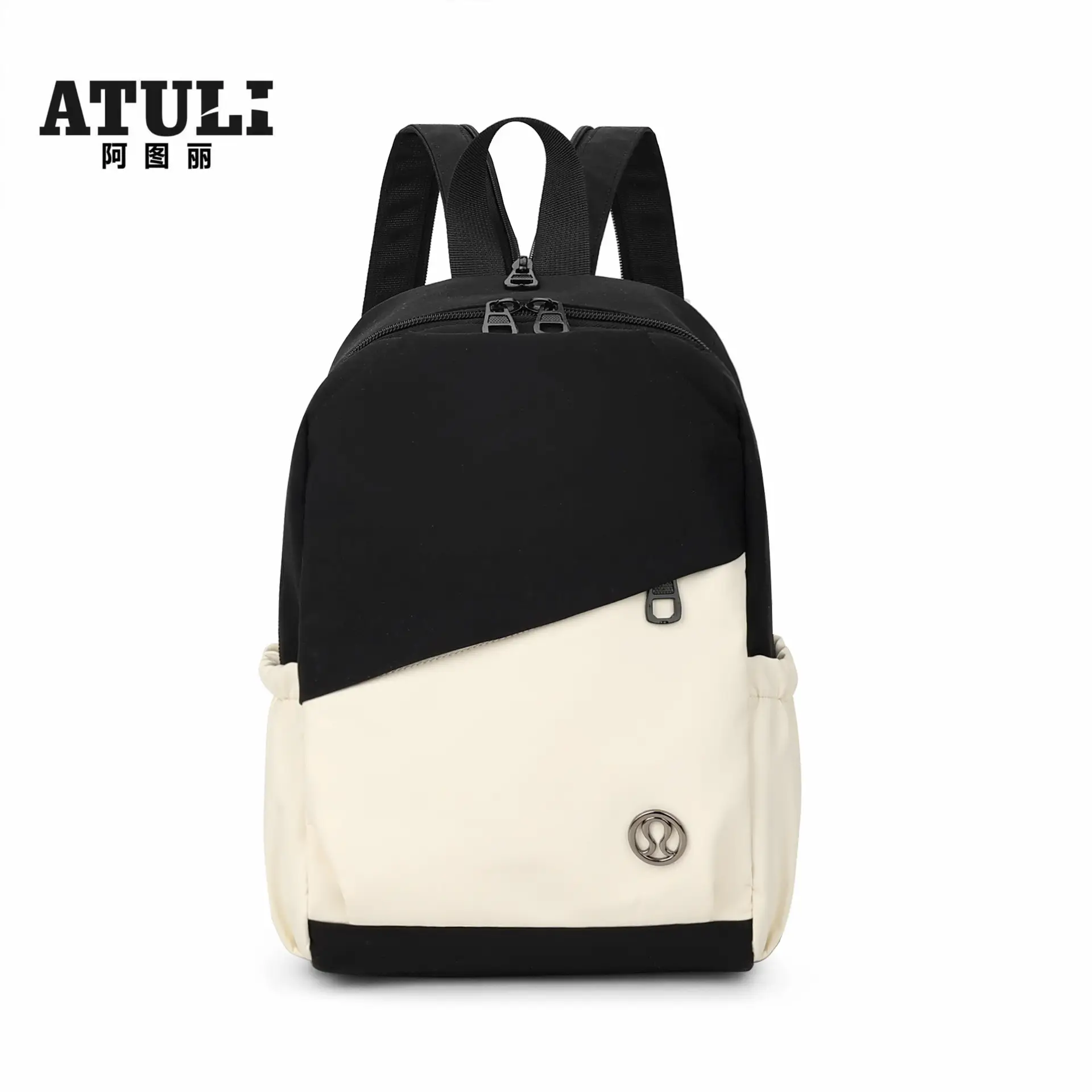 ATFULE Orange White Backpack School Travel Bag Large Capacity - Image 5