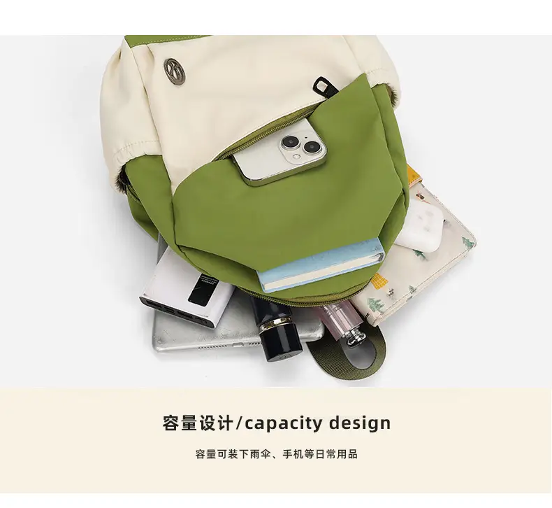 ATFULE Orange White Backpack School Travel Bag Large Capacity — feature 9