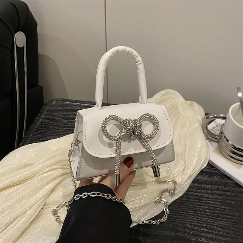 Pink Bow Shoulder Bag for Women 2025 Summer - Image 7
