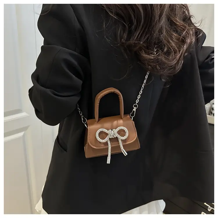 Pink Bow Shoulder Bag for Women 2025 Summer — feature 10