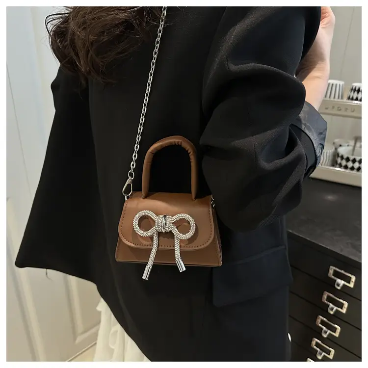 Pink Bow Shoulder Bag for Women 2025 Summer — feature 11