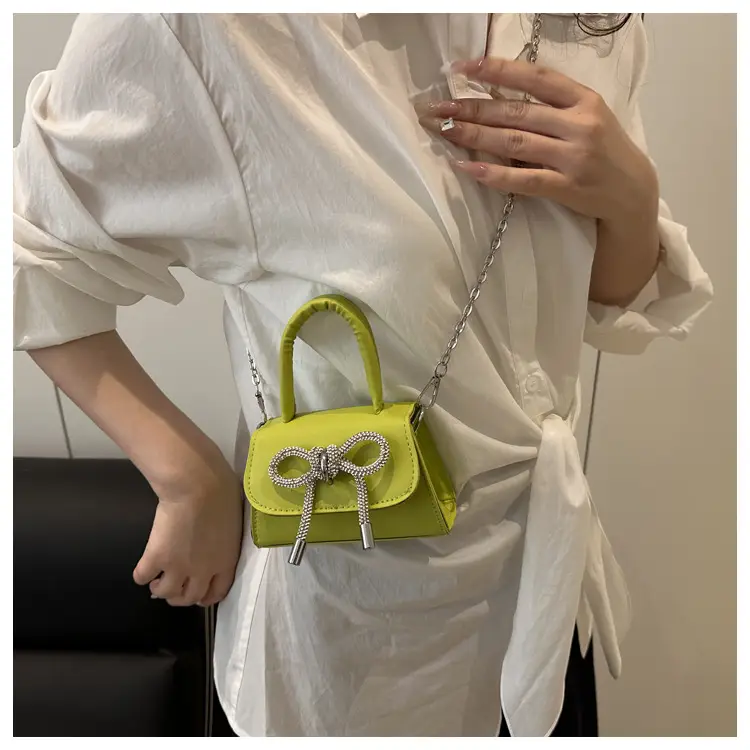 Pink Bow Shoulder Bag for Women 2025 Summer — feature 13