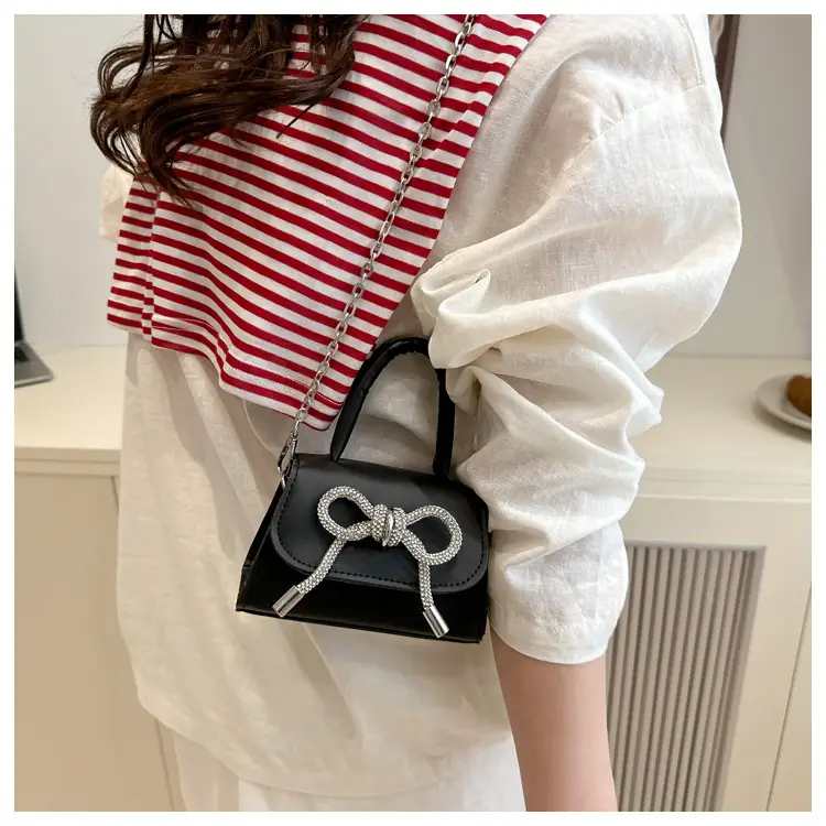 Pink Bow Shoulder Bag for Women 2025 Summer — feature 16