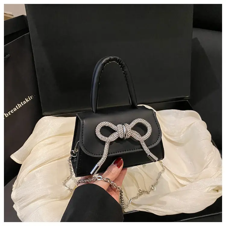 Pink Bow Shoulder Bag for Women 2025 Summer — feature 22