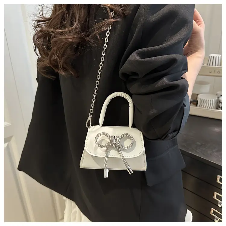 Pink Bow Shoulder Bag for Women 2025 Summer — feature 8