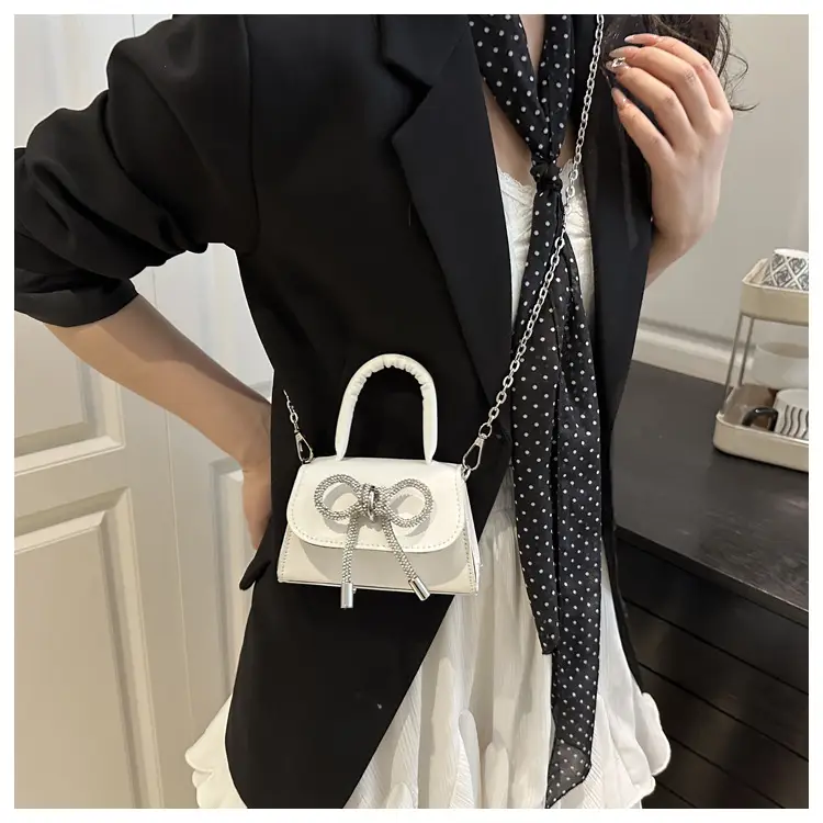 Pink Bow Shoulder Bag for Women 2025 Summer — feature 9