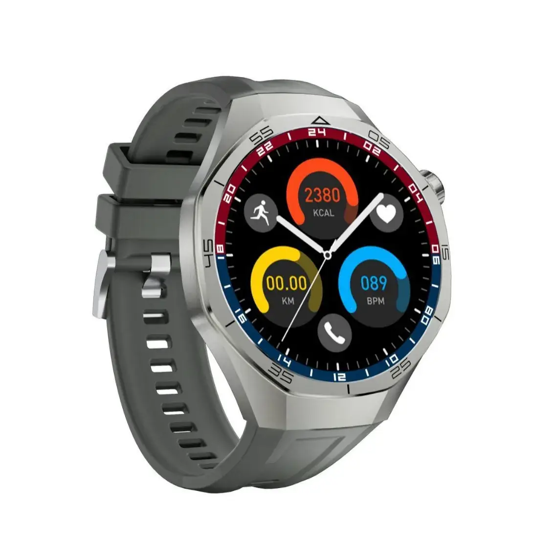 Smart Watch Gt5 Pro with Blood Glucose & Heart Rate Display