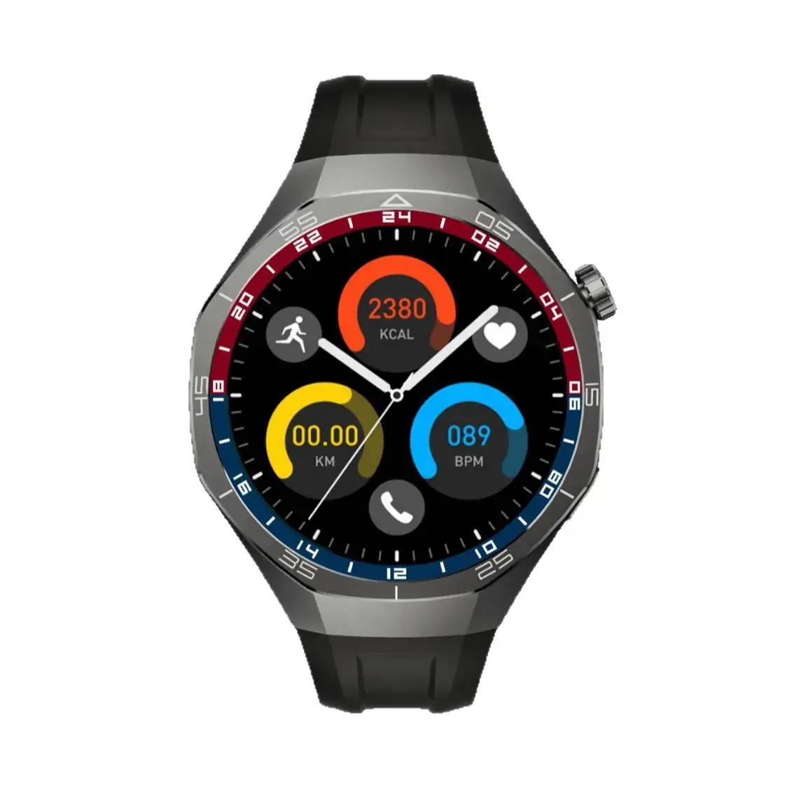 Smart Watch Gt5 Pro with Blood Glucose & Heart Rate Display