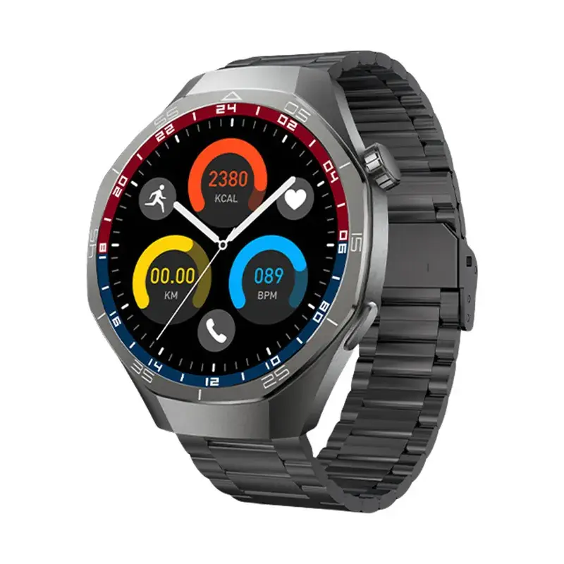 Smart Watch Gt5 Pro with Blood Glucose & Heart Rate Display