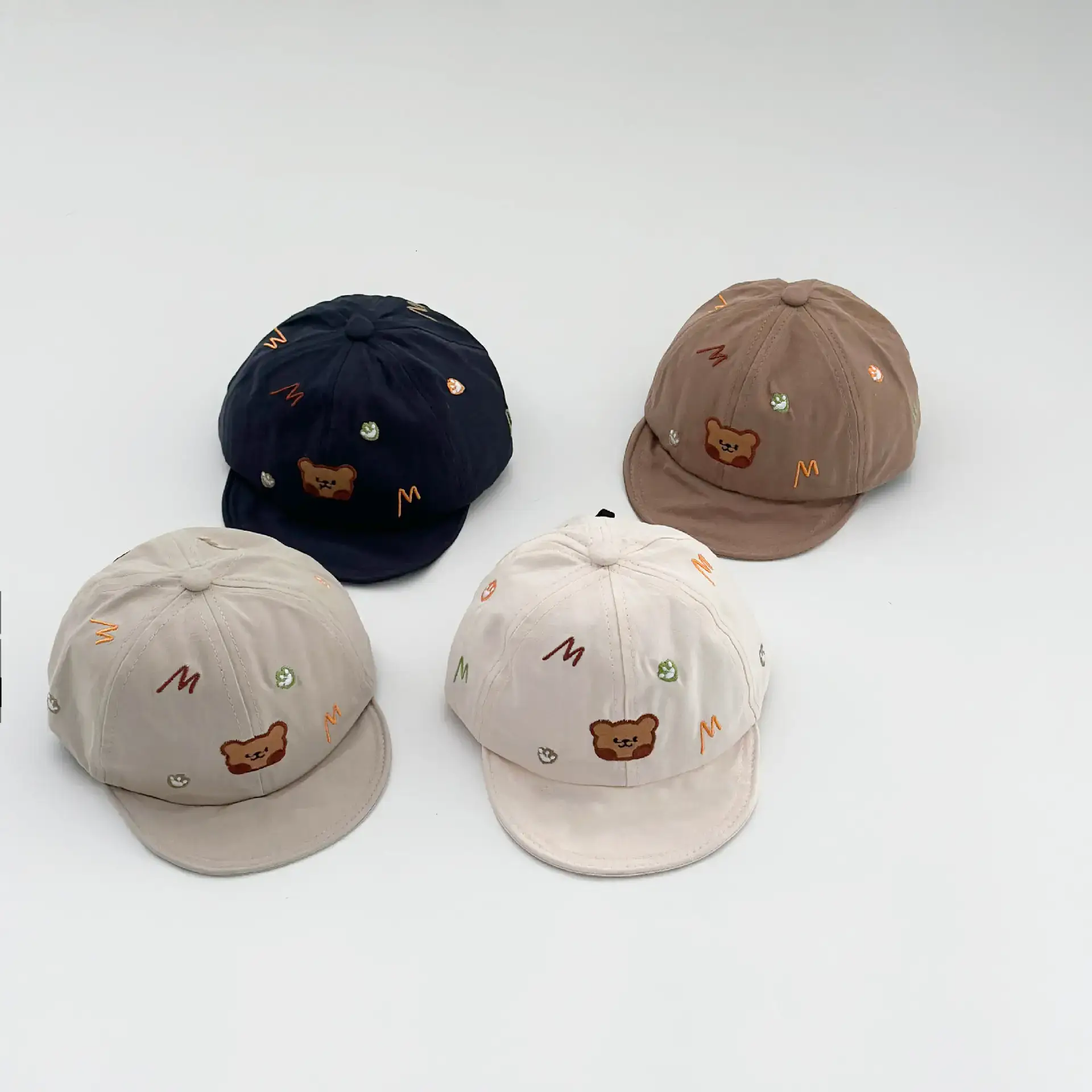 Baby Cartoon Bear Cap Sun Hat for Boys Girls Month Old