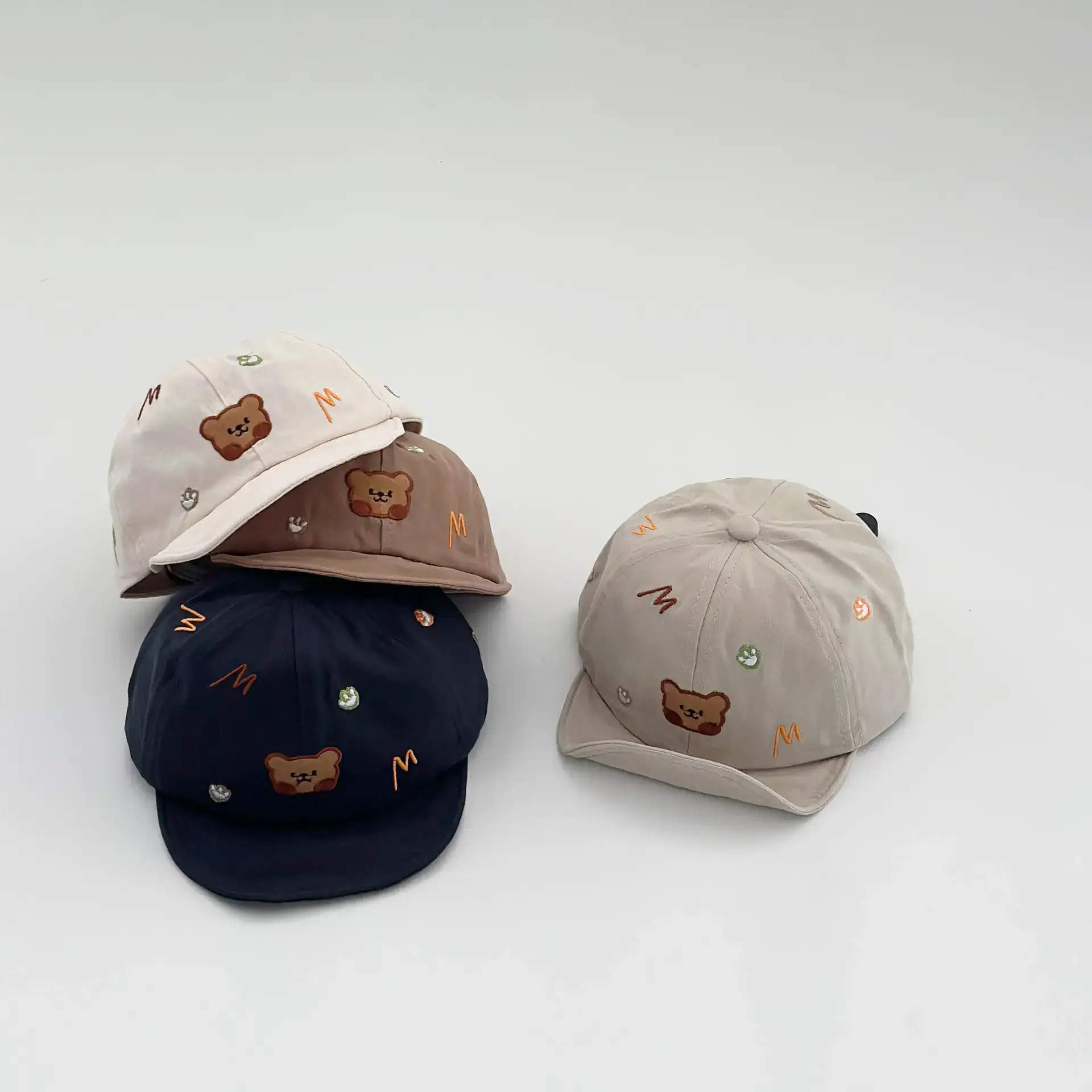 Baby Cartoon Bear Cap Sun Hat for Boys Girls Month Old