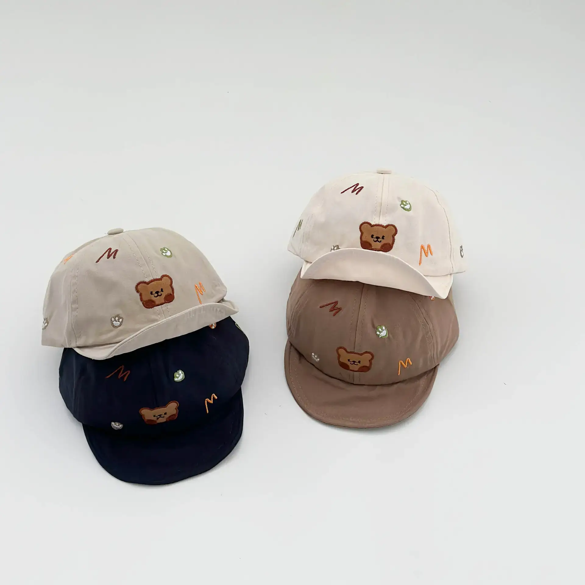 Baby Cartoon Bear Cap Sun Hat for Boys Girls Month Old — feature 1