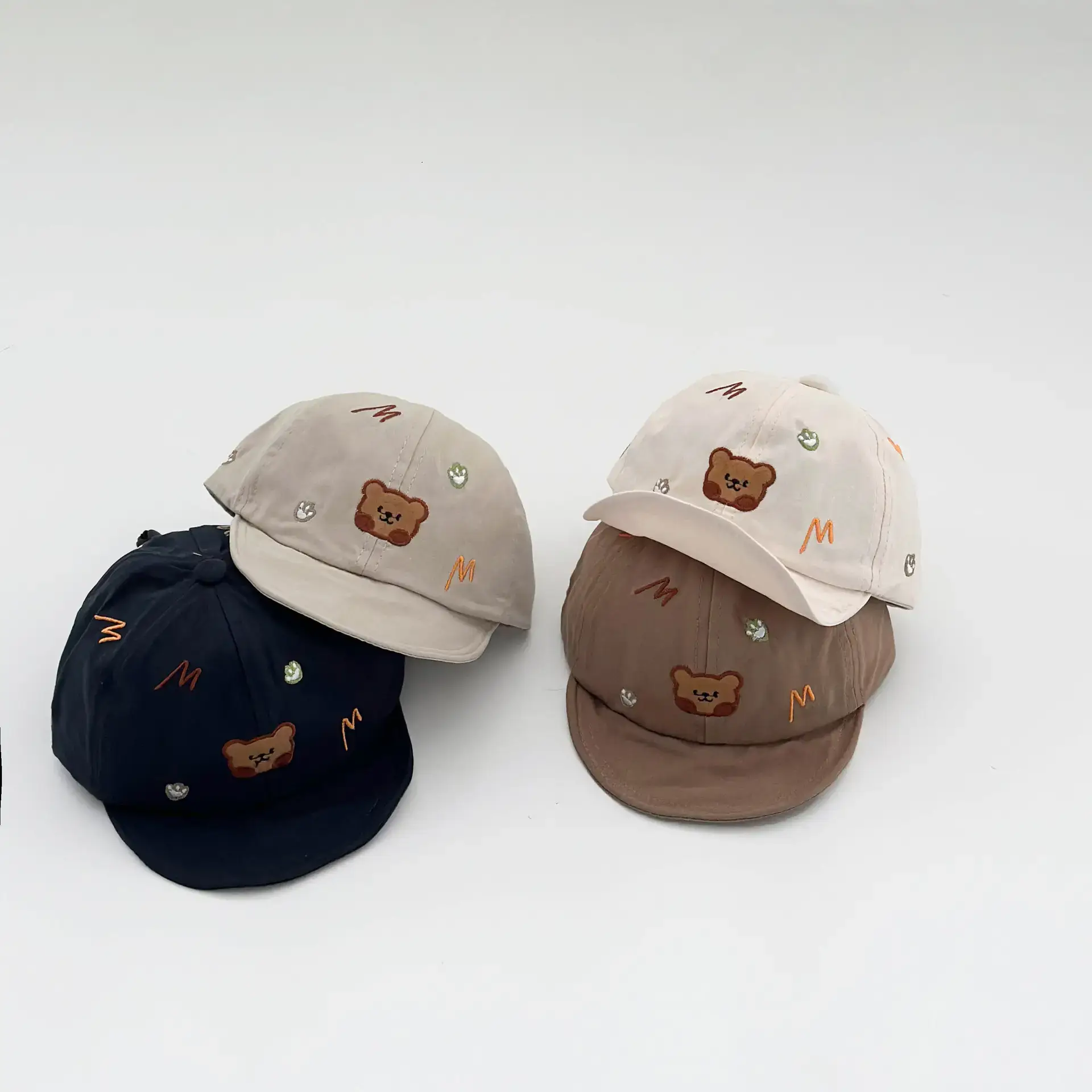 Baby Cartoon Bear Cap Sun Hat for Boys Girls Month Old — feature 3