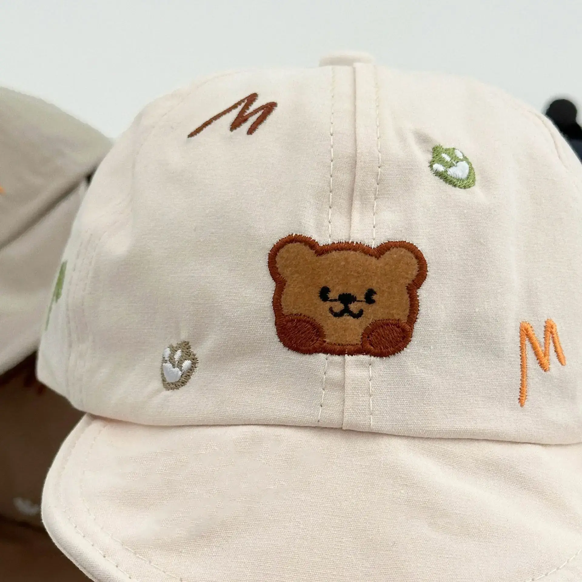 Baby Cartoon Bear Cap Sun Hat for Boys Girls Month Old — feature 5