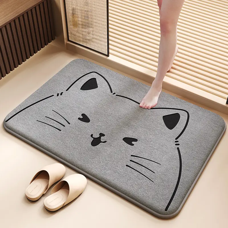 Bathroom Non-Slip Foot Mat Quick-Drying Door Mat - Image 12