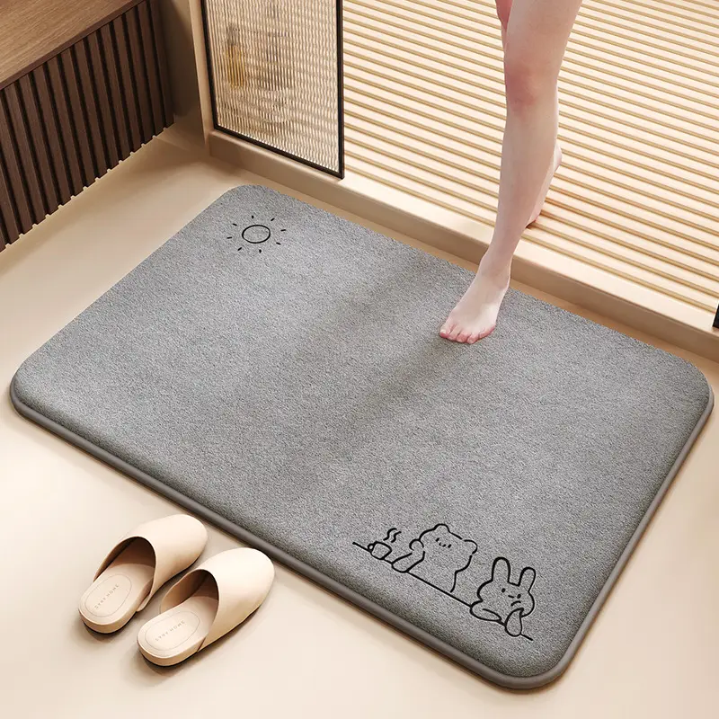 Bathroom Non-Slip Foot Mat Quick-Drying Door Mat - Image 3