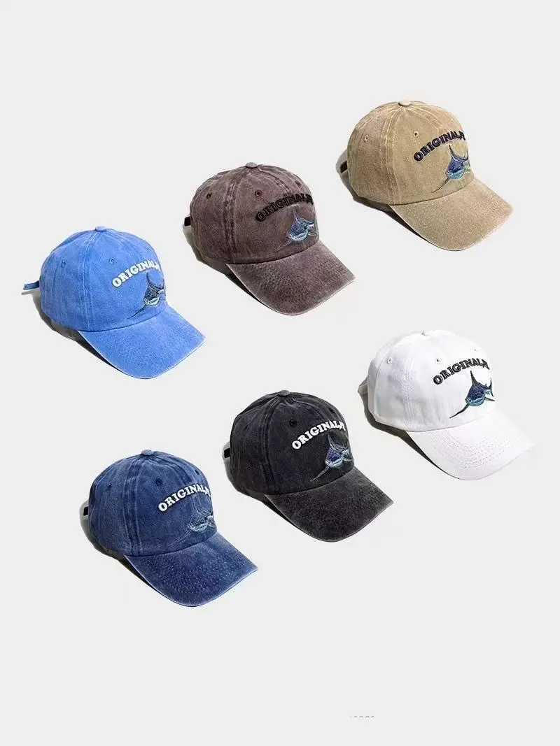Men's American Flag Embroidered Baseball Cap Tan — feature 7