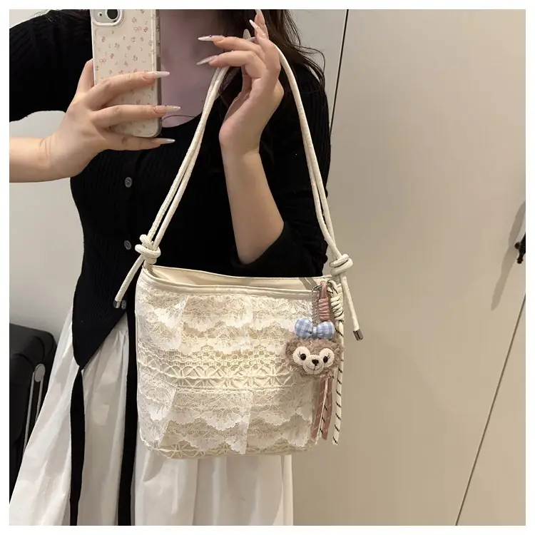 Sweet Fairy Lace Shoulder Bag Large Capacity Tote — feature 15