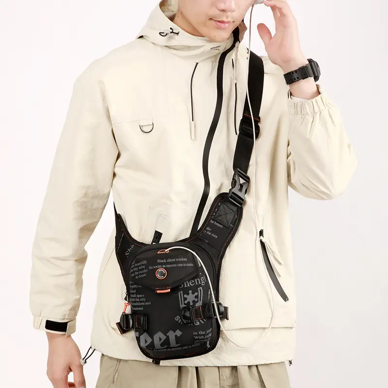 Men's Multi-functional Crossbody Bag with Adjustable Straps - Image 7