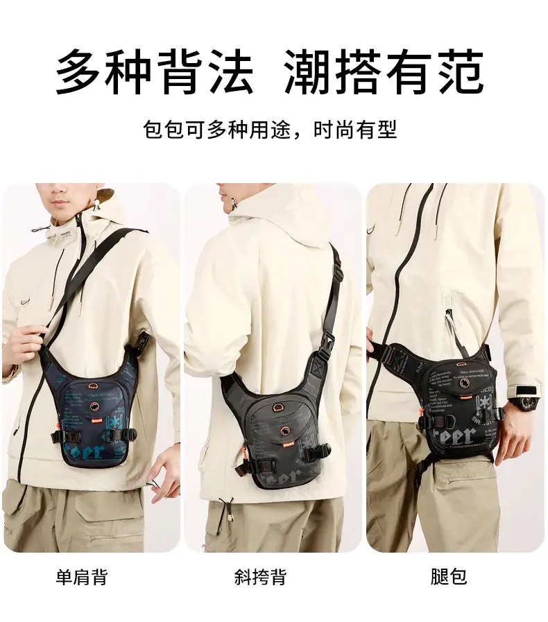 Men's Multi-functional Crossbody Bag with Adjustable Straps — feature 15