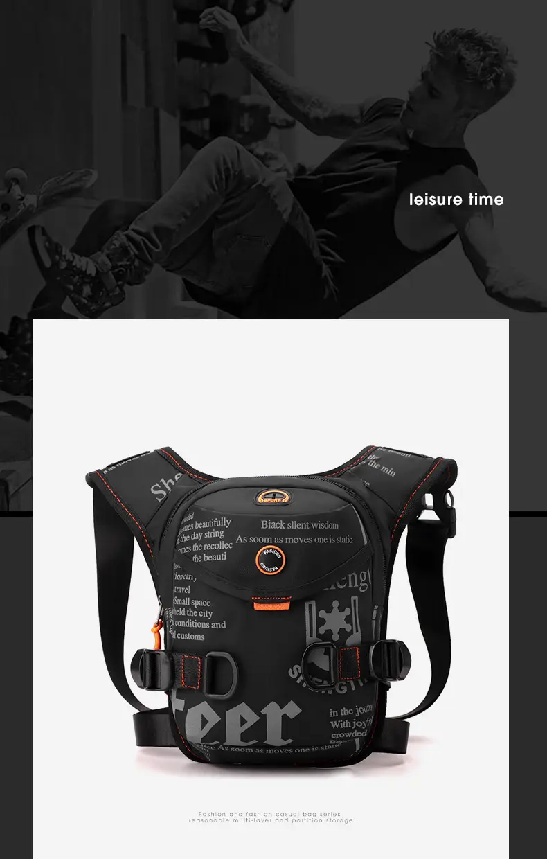 Men's Multi-functional Crossbody Bag with Adjustable Straps — feature 21