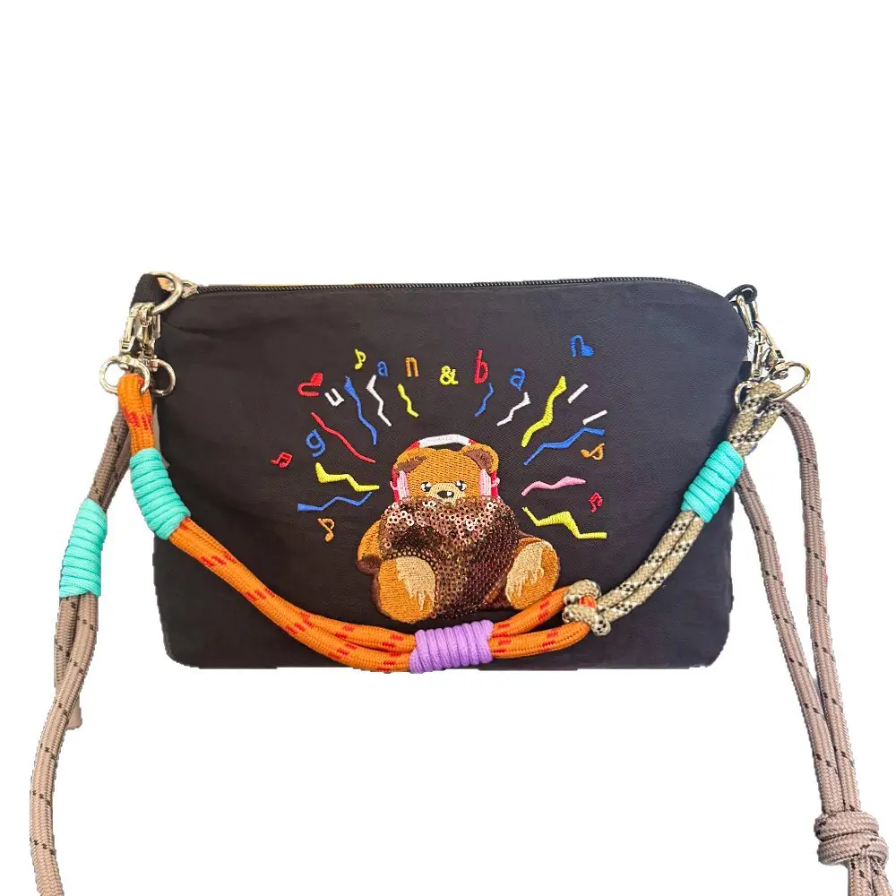 Japanese Embroidered Waterproof Shoulder Bag for Women - Image 11