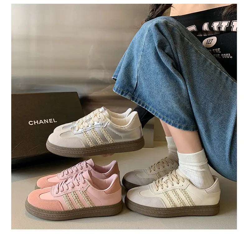 Women's Pink & White Retro Moral Training Shoes 2025 — feature 20