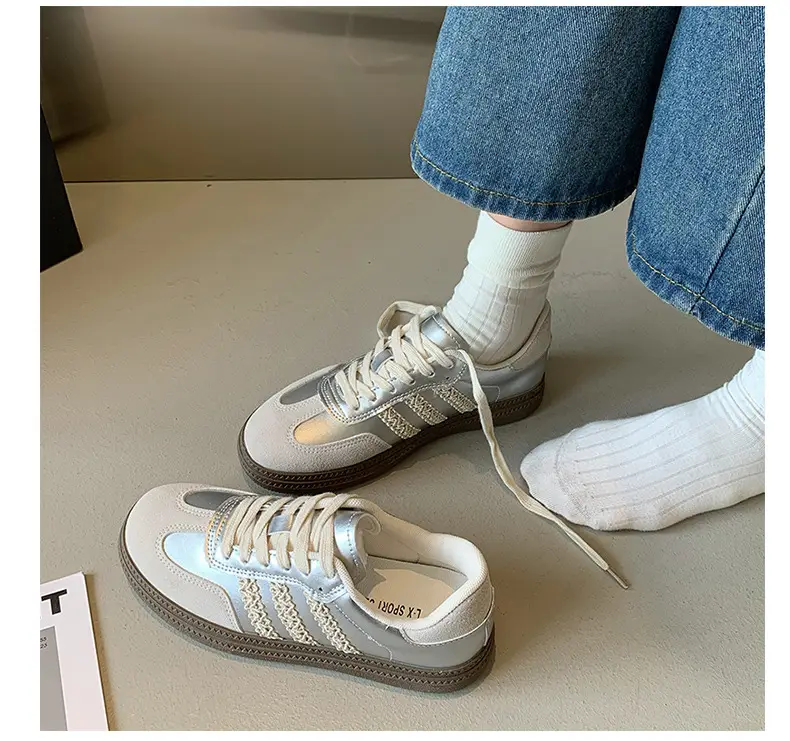 Women's Pink & White Retro Moral Training Shoes 2025 — feature 26