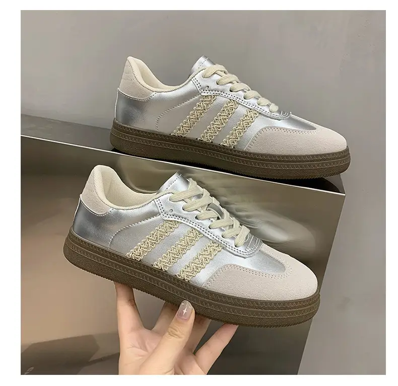 Women's Pink & White Retro Moral Training Shoes 2025 — feature 33