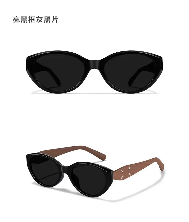 Women Polarized Anti-UV Sunglasses Square Face Black Frame — feature 13