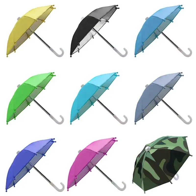 Mini Motorcycle Umbrella, Car Sunshade Umbrella, Portable Sun Protection Retractable Umbrella, Outdoor Live Streaming Phone Clip Umbrella, Cross-Border Customization — feature 4