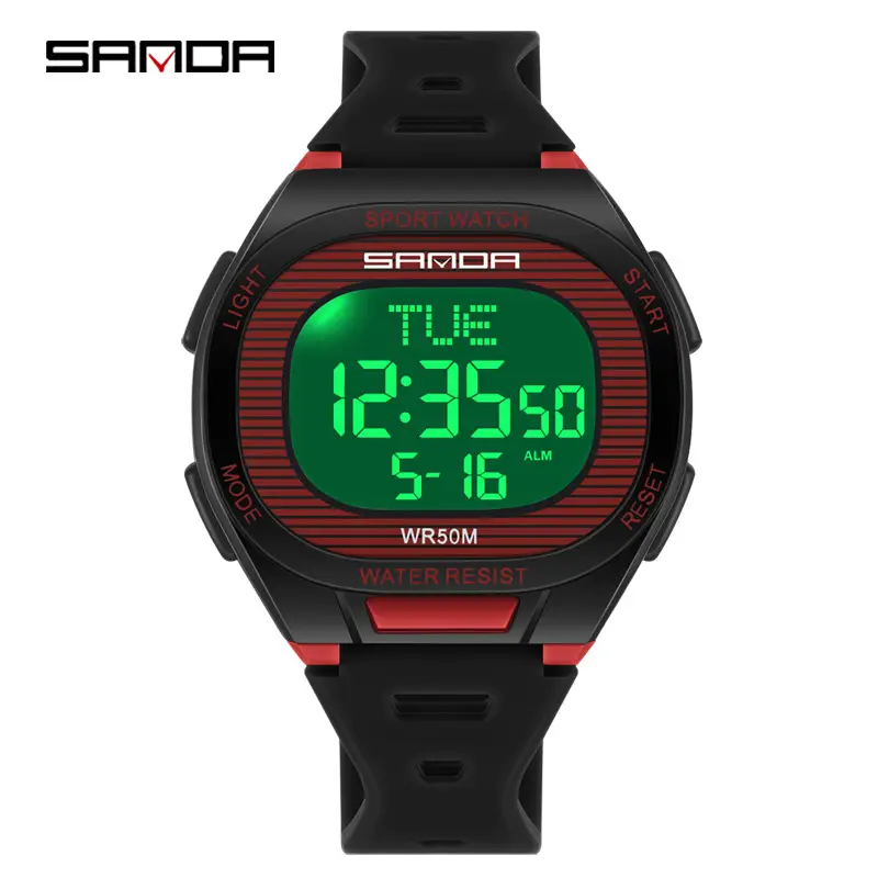 Sanda Digital Watch with Dual Time Alarm & Calendar - Image 13
