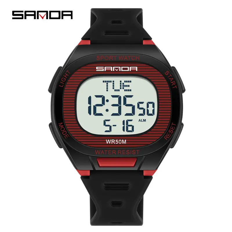 Sanda Digital Watch with Dual Time Alarm & Calendar - Image 4