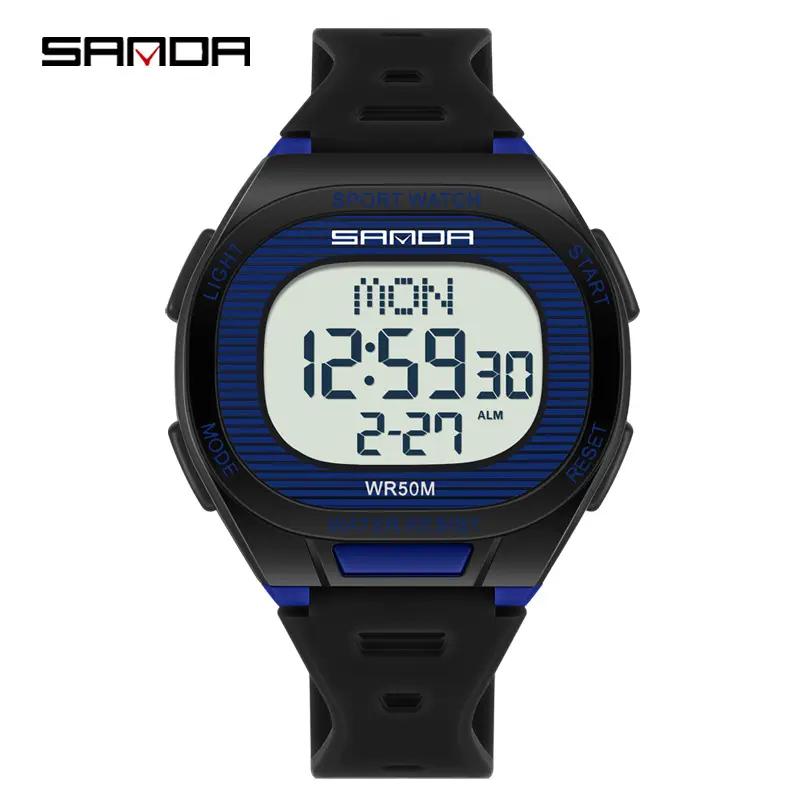 Sanda Digital Watch with Dual Time Alarm & Calendar - Image 7