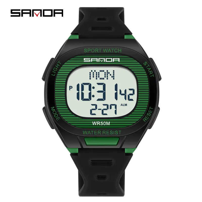 Sanda Digital Watch with Dual Time Alarm & Calendar - Image 8